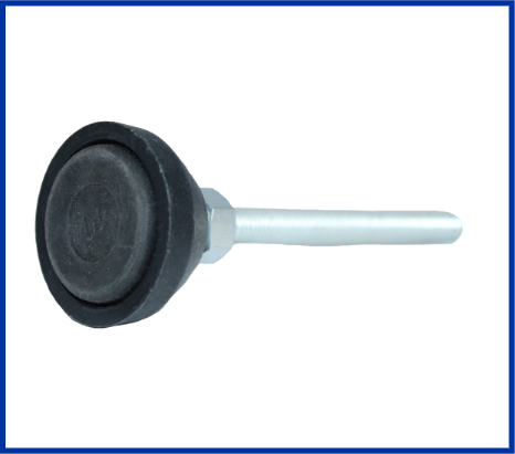 SWIVEL FEET WITH ANTI-SLIP. M8